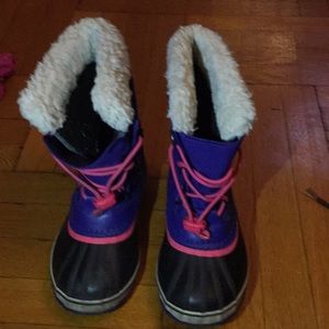 Sorel weatherproof kids boots